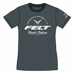 Felt Bicycles Classique Dark Grey T-Shirt | Women's
