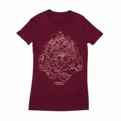 Felt Bicycles Shirts & Hoodies Fondo Maroon T-Shirt | Women's