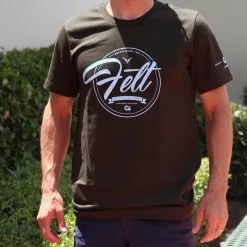 Felt Bicycles Script Dark Olive T-Shirt | Men's